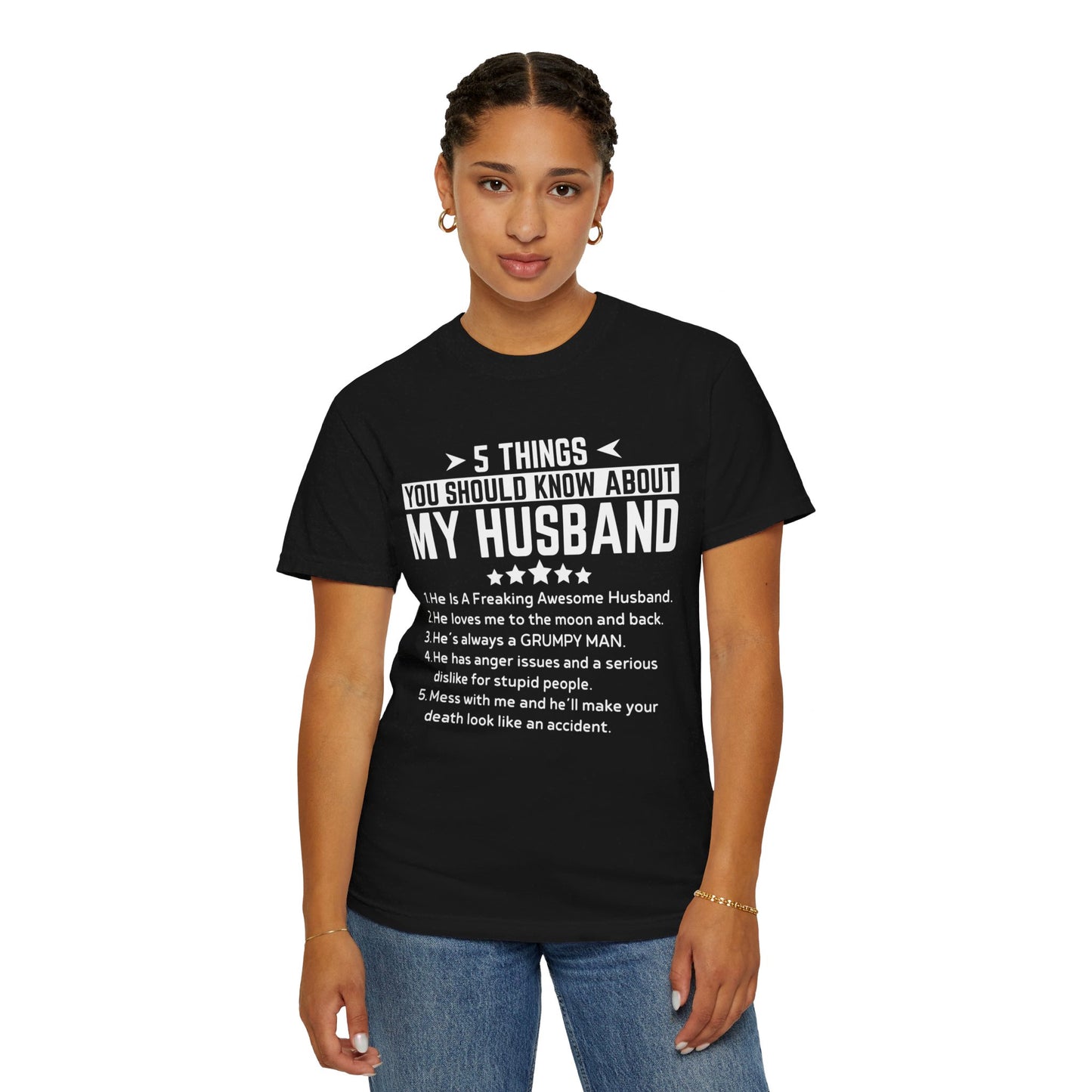 To My Wife | Unisex Garment-Dyed T-shirt