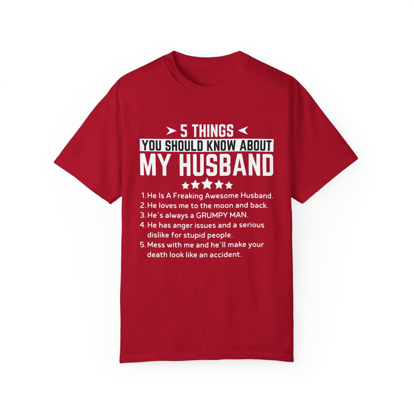 To My Wife | Unisex Garment-Dyed T-shirt