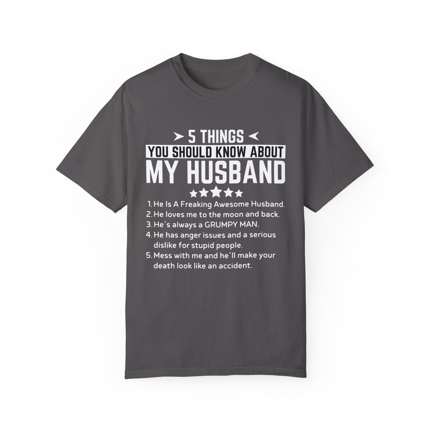 To My Wife | Unisex Garment-Dyed T-shirt