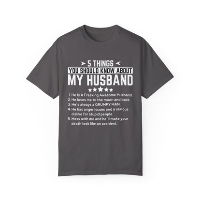 To My Wife | Unisex Garment-Dyed T-shirt