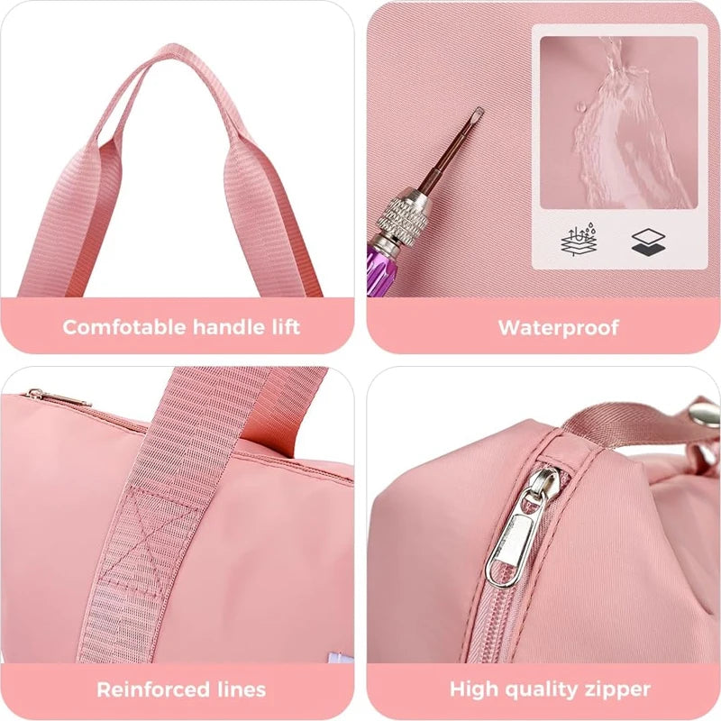 Bange BG-7561 New Gym Bags For Men Women Waterproof Moistureproof Travel Bag Wet Dry Separation