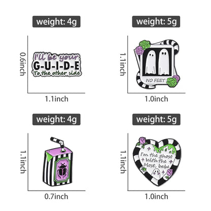 Beetlejuice Movie Enamel Pins 1