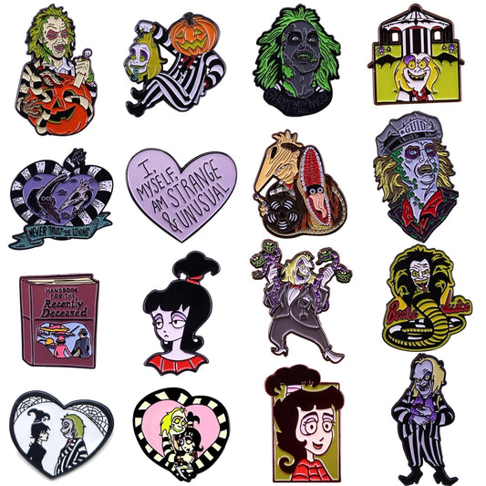 Beetlejuice Movie Enamel Pins 2