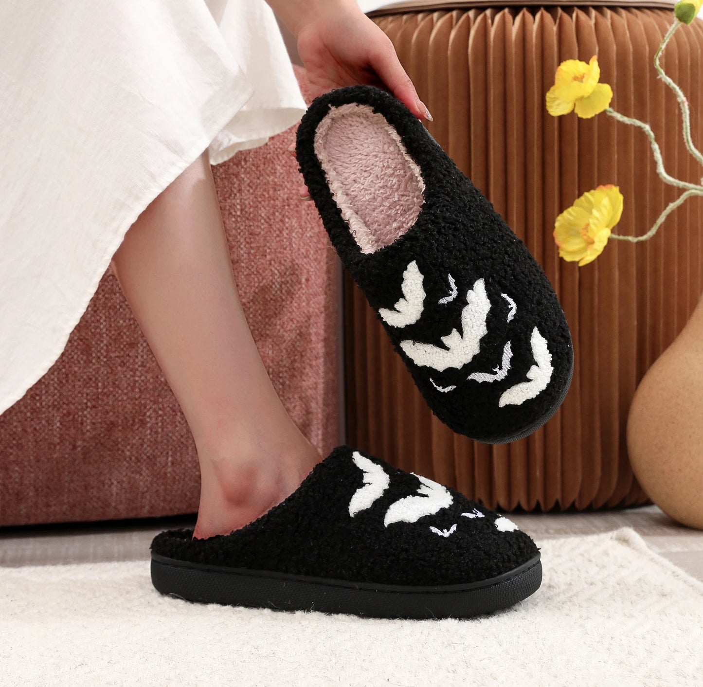 Spooky Slides - Halloween Bat Cozy Slides