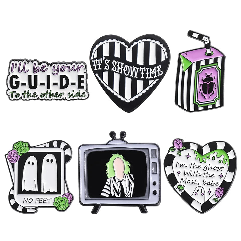 Beetlejuice Movie Enamel Pins 1