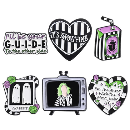 Beetlejuice Movie Enamel Pins 1