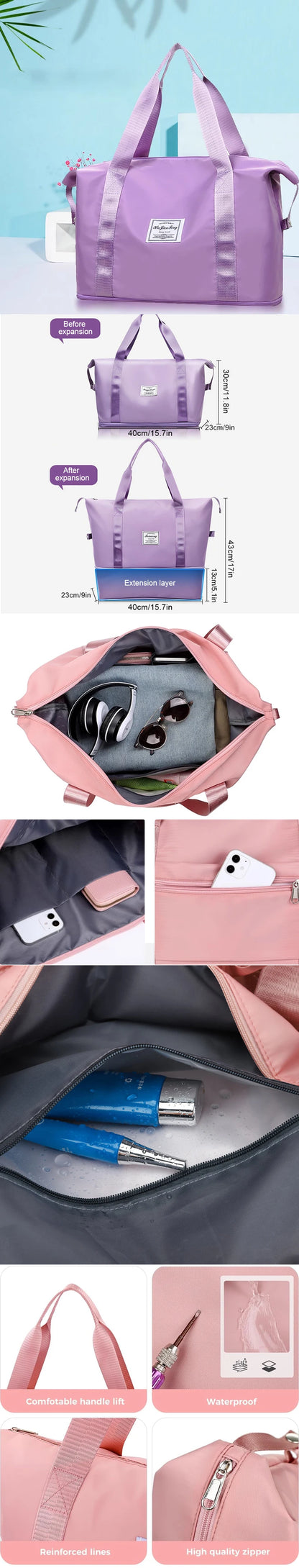 All-in-One Folding Travel Bag