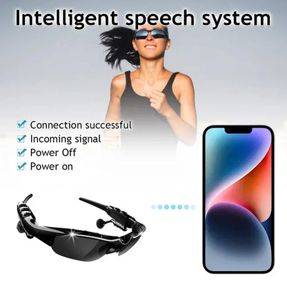 5.0 Stereo Bluetooth Headphones Polarized Sunglasses Outdoor Sports Cycling Audio Glasses Surround Sound Headphones Music & Call